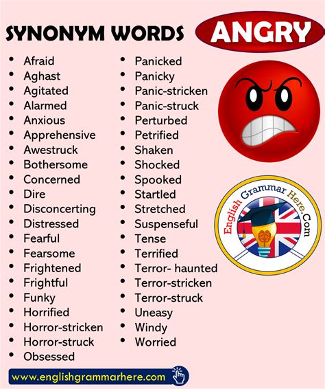 a bit angry synonyms|angry words list.